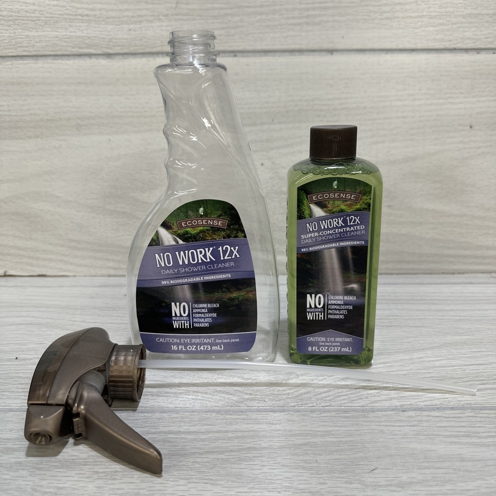 MELALEUCA No Work 12X Daily‎ Shower Cleaner 8oz Concentrate 16oz Sprayer